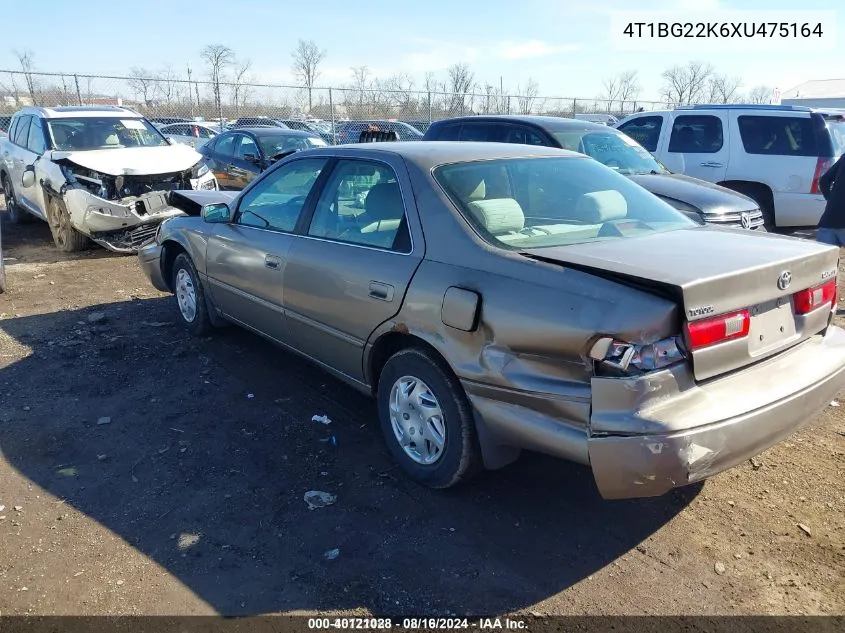 1999 Toyota Camry Ce VIN: 4T1BG22K6XU475164 Lot: 40121028