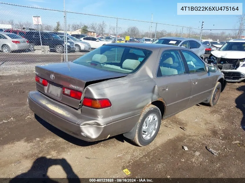 1999 Toyota Camry Ce VIN: 4T1BG22K6XU475164 Lot: 40121028