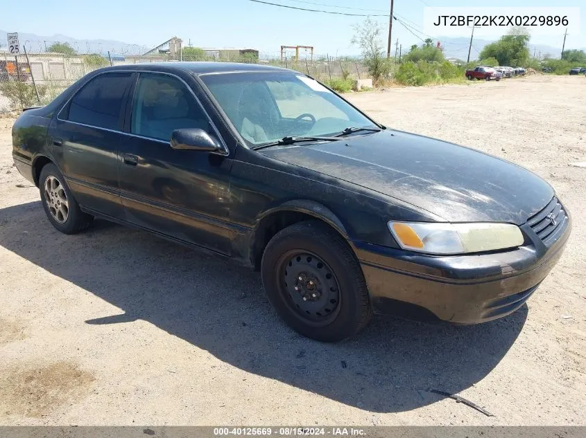 1999 Toyota Camry VIN: JT2BF22K2X0229896 Lot: 40125669