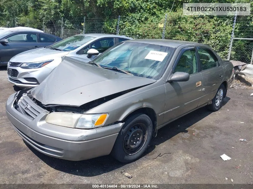 1999 Toyota Camry Le VIN: 4T1BG22K1XU530183 Lot: 40134404