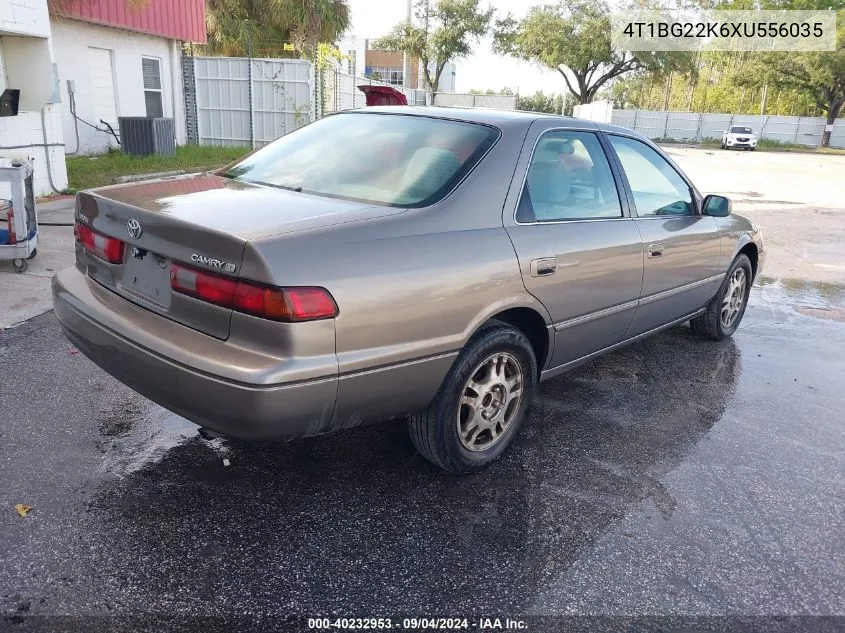 1999 Toyota Camry Le VIN: 4T1BG22K6XU556035 Lot: 40232953