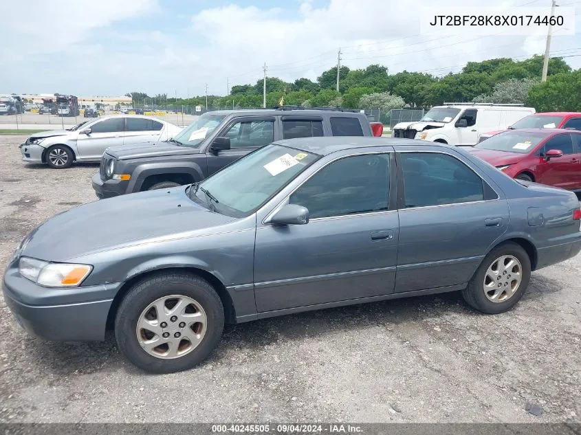 1999 Toyota Camry Le/Xle VIN: JT2BF28K8X0174460 Lot: 40245505