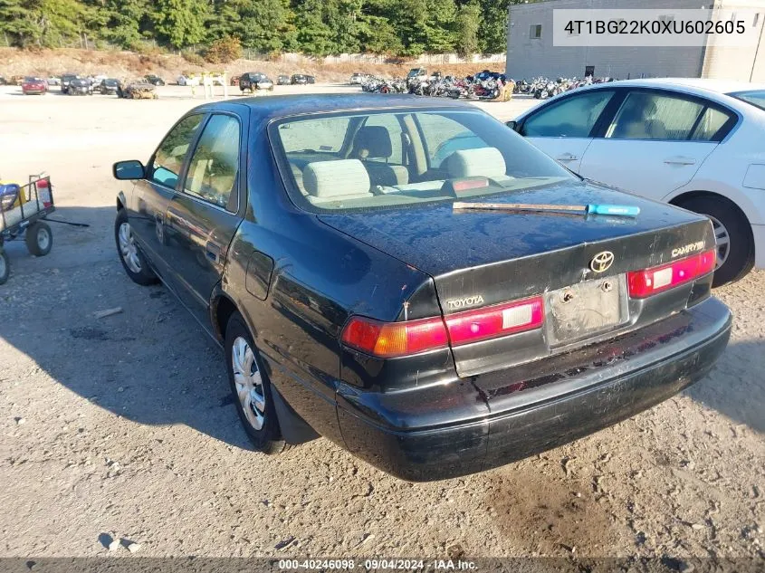 1999 Toyota Camry Ce/Le/Xle VIN: 4T1BG22K0XU602605 Lot: 40246098