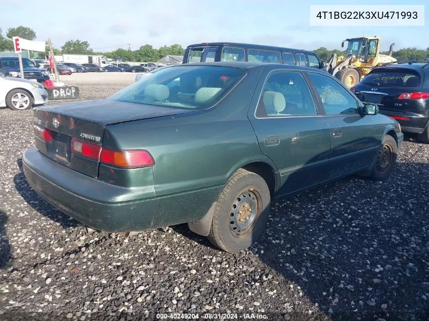 1999 Toyota Camry Le VIN: 4T1BG22K3XU471993 Lot: 40249204