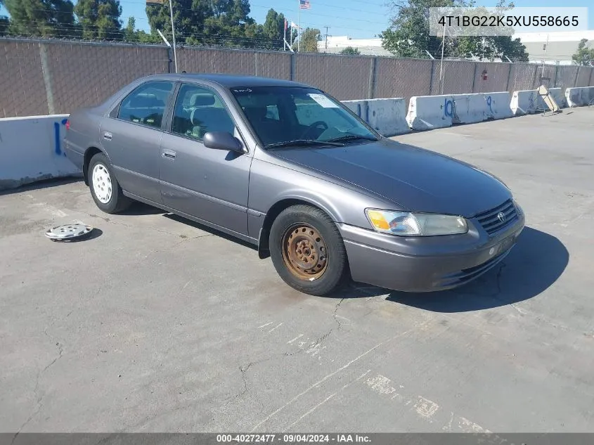 1999 Toyota Camry Ce/Le/Xle VIN: 4T1BG22K5XU558665 Lot: 40272477