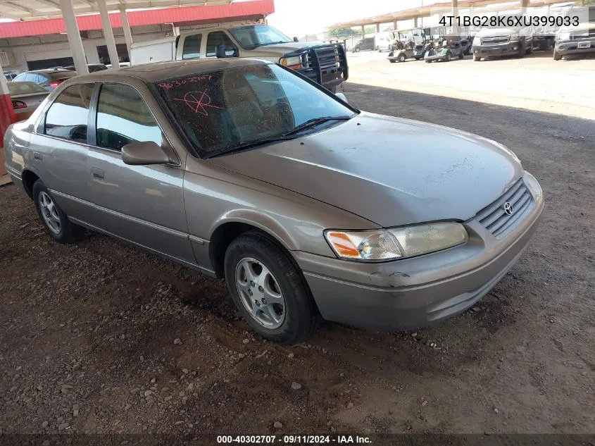 1999 Toyota Camry Le VIN: 4T1BG28K6XU399033 Lot: 40302707