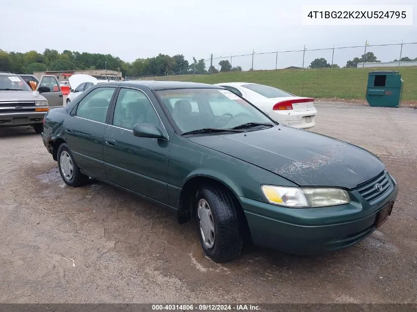 1999 Toyota Camry Ce VIN: 4T1BG22K2XU524795 Lot: 40314806