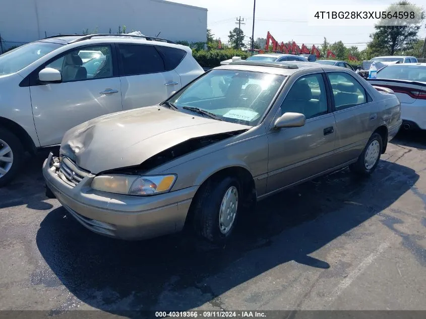 1999 Toyota Camry Xle VIN: 4T1BG28K3XU564598 Lot: 40319366