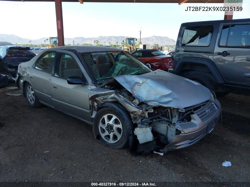 1999 Toyota Camry Le/Xle VIN: JT2BF22K9X0235159 Lot: 40327916