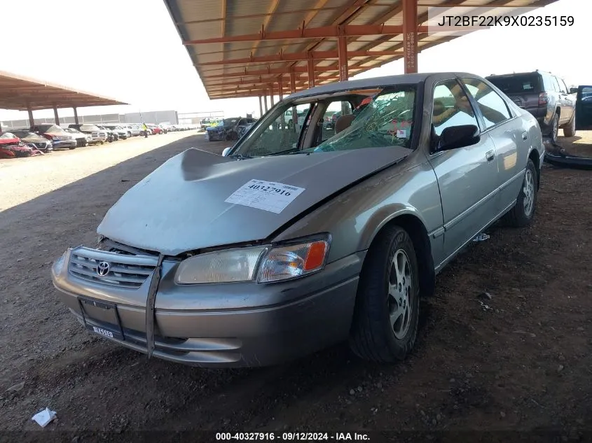 1999 Toyota Camry Le/Xle VIN: JT2BF22K9X0235159 Lot: 40327916