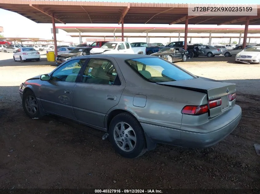 1999 Toyota Camry Le/Xle VIN: JT2BF22K9X0235159 Lot: 40327916