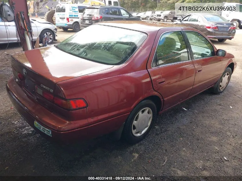 1999 Toyota Camry Ce VIN: 4T1BG22K6XU396903 Lot: 40331418