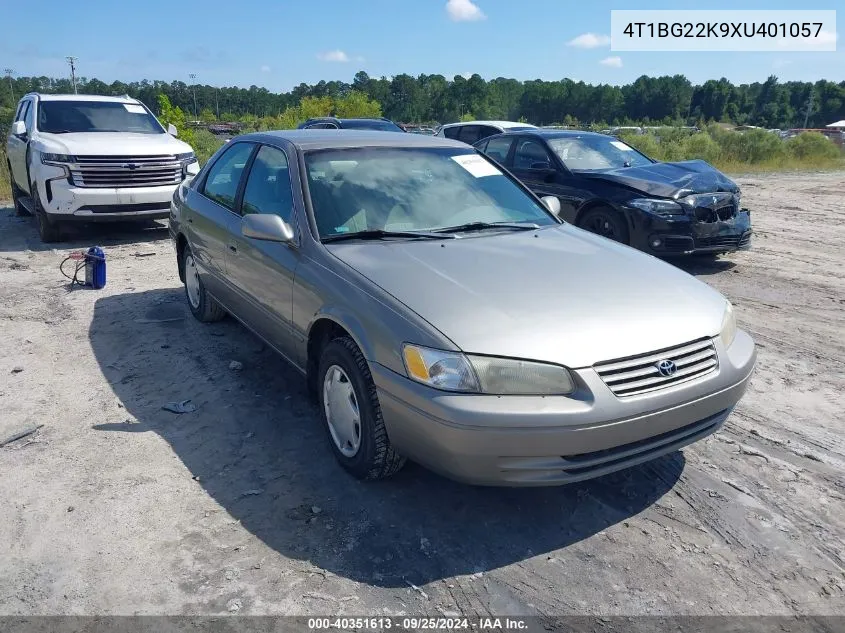 1999 Toyota Camry Ce VIN: 4T1BG22K9XU401057 Lot: 40351613