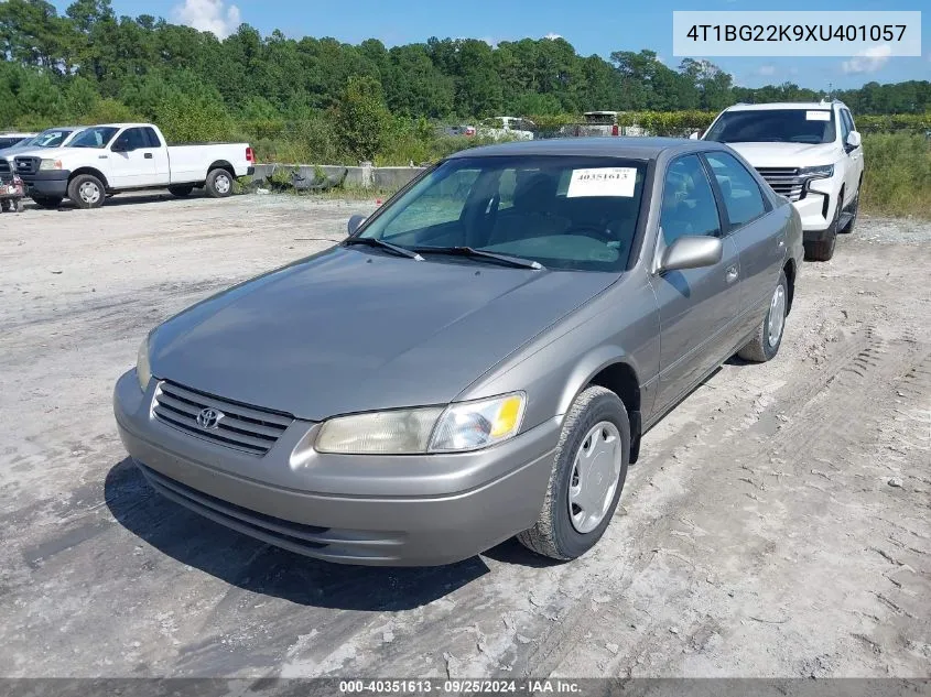 1999 Toyota Camry Ce VIN: 4T1BG22K9XU401057 Lot: 40351613