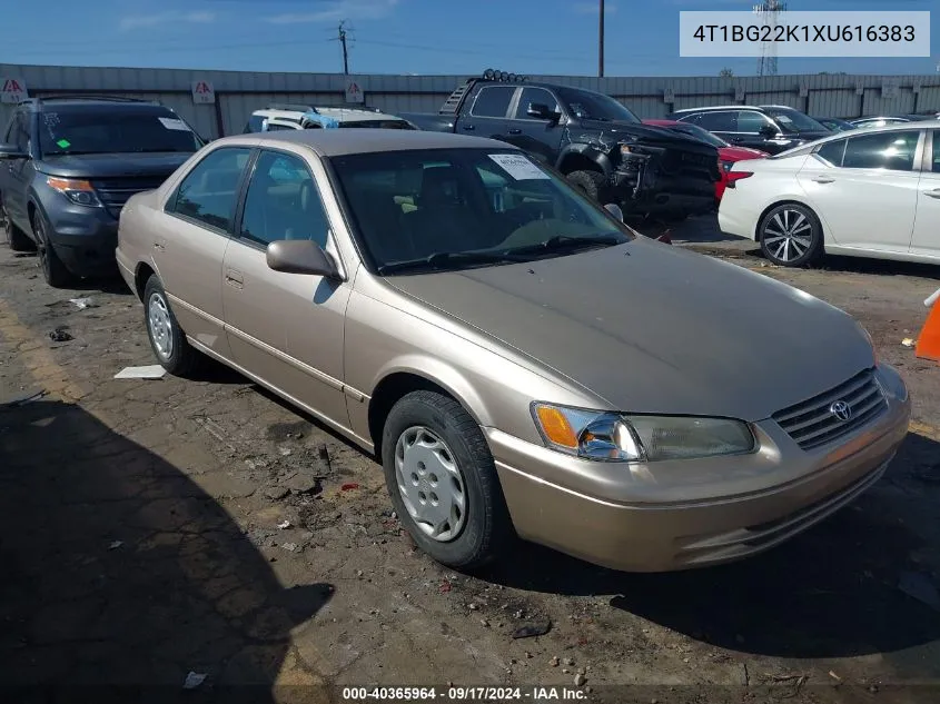 1999 Toyota Camry Ce/Le/Xle VIN: 4T1BG22K1XU616383 Lot: 40365964