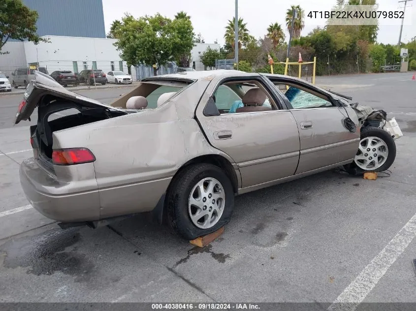 1999 Toyota Camry Le V6 VIN: 4T1BF22K4XU079852 Lot: 40380416