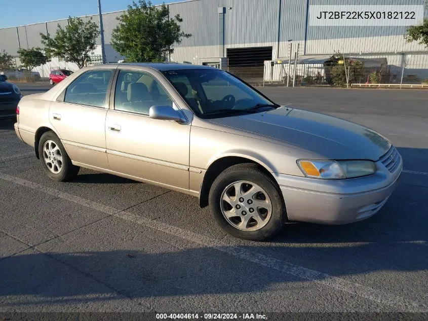 1999 Toyota Camry Le V6 VIN: JT2BF22K5X0182122 Lot: 40404614