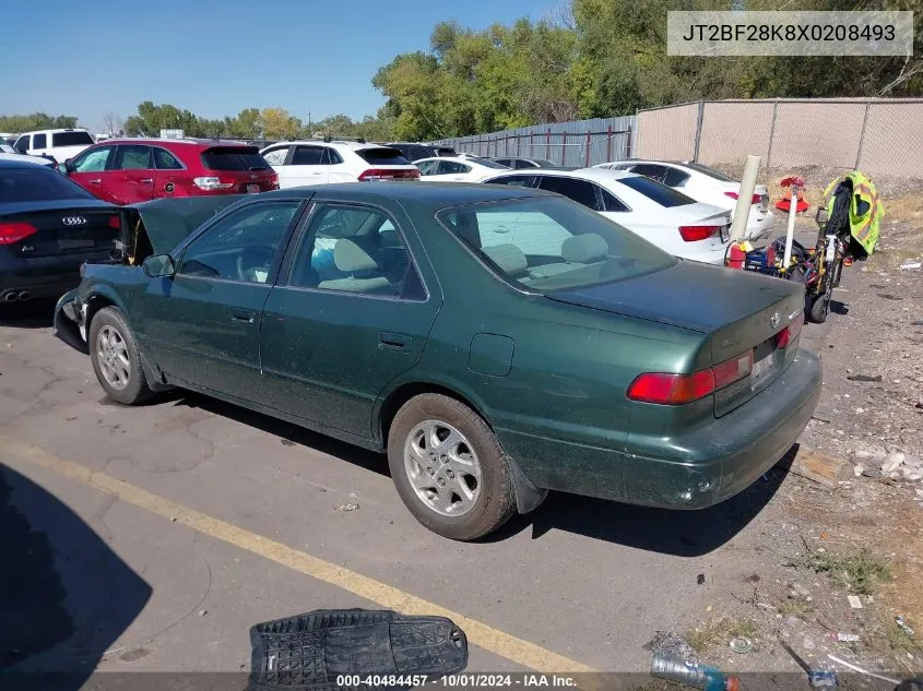 1999 Toyota Camry Le/Xle VIN: JT2BF28K8X0208493 Lot: 40484457