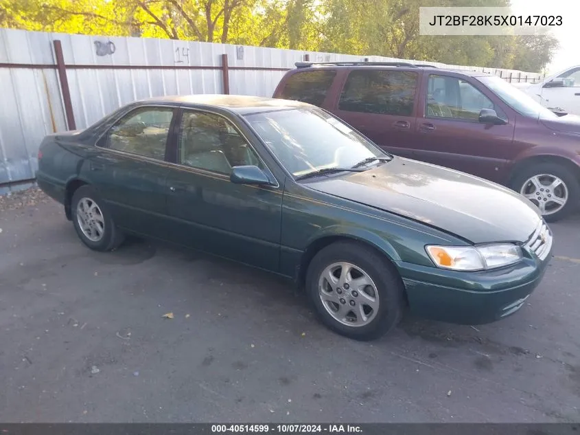 1999 Toyota Camry Xle V6 VIN: JT2BF28K5X0147023 Lot: 40514599