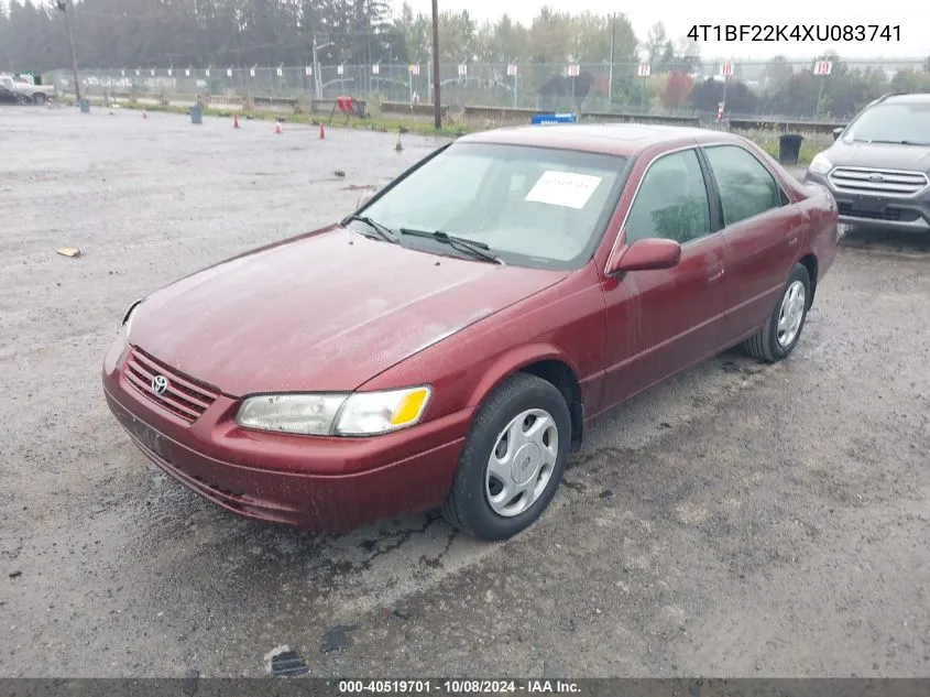 1999 Toyota Camry Le V6 VIN: 4T1BF22K4XU083741 Lot: 40519701