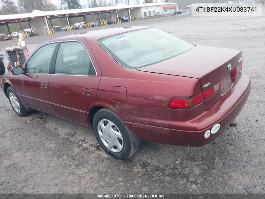 1999 Toyota Camry Le V6 VIN: 4T1BF22K4XU083741 Lot: 40519701