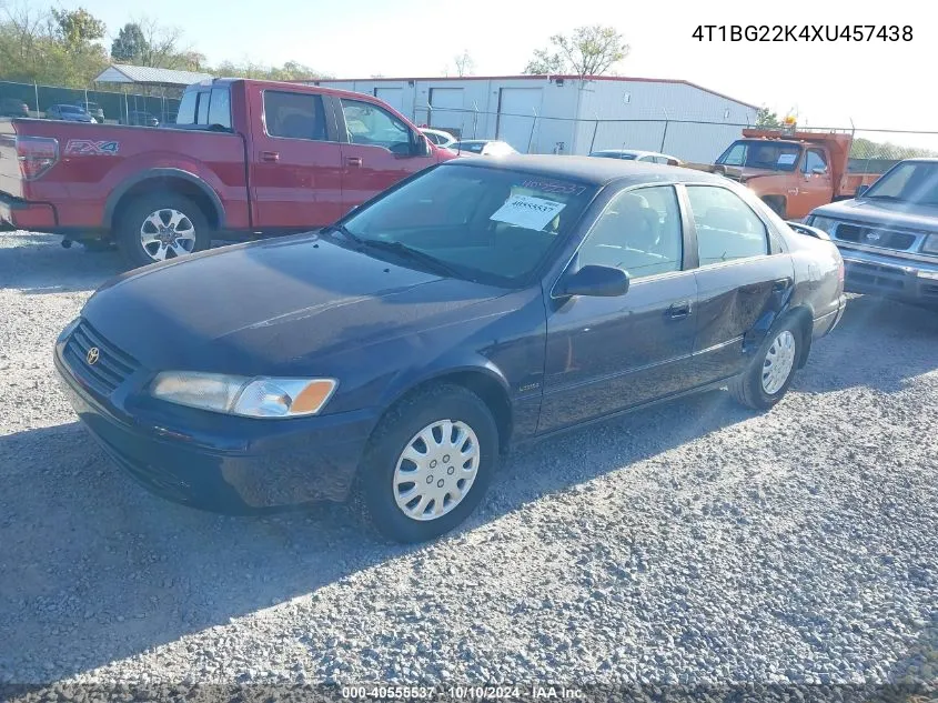 1999 Toyota Camry Ce VIN: 4T1BG22K4XU457438 Lot: 40555537