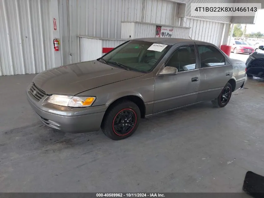 1999 Toyota Camry Le VIN: 4T1BG22K8XU466143 Lot: 40589962