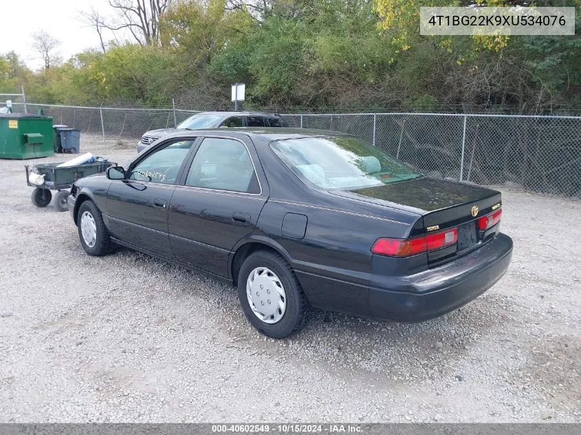 1999 Toyota Camry Le VIN: 4T1BG22K9XU534076 Lot: 40602549