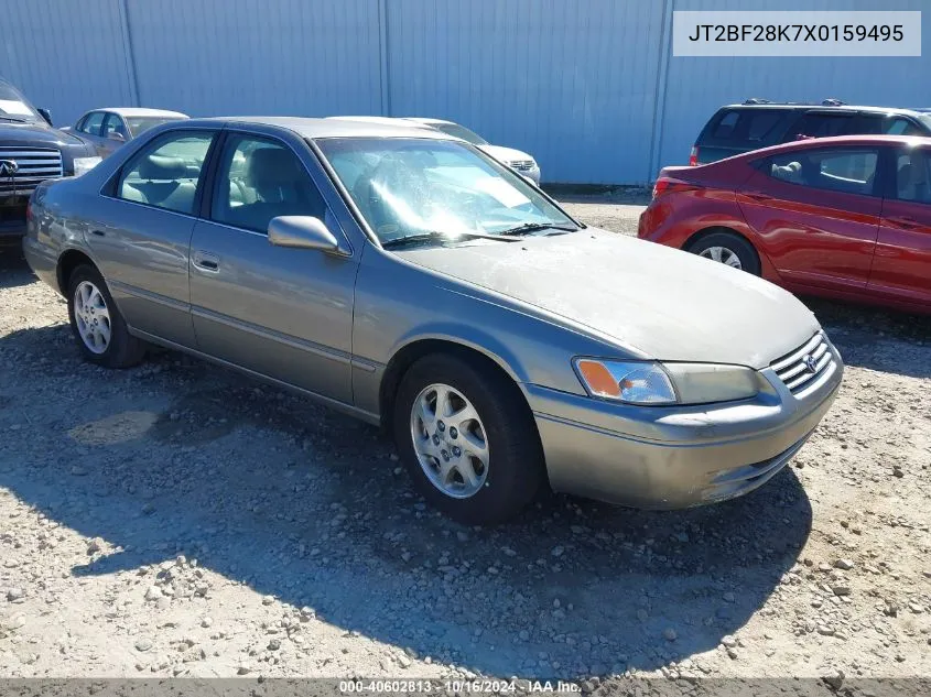 1999 Toyota Camry Le V6 VIN: JT2BF28K7X0159495 Lot: 40602813