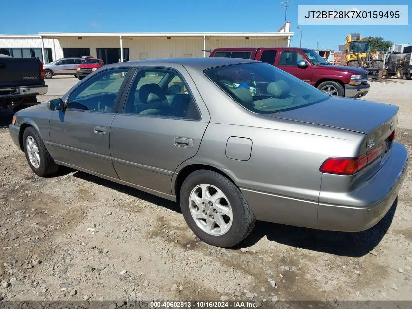 1999 Toyota Camry Le V6 VIN: JT2BF28K7X0159495 Lot: 40602813