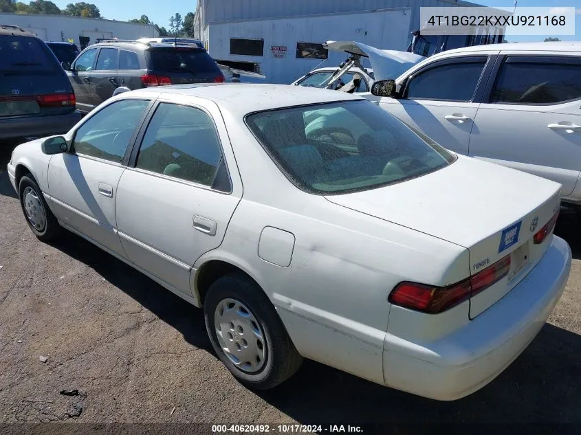 1999 Toyota Camry Ce/Le/Xle VIN: 4T1BG22KXXU921168 Lot: 40620492