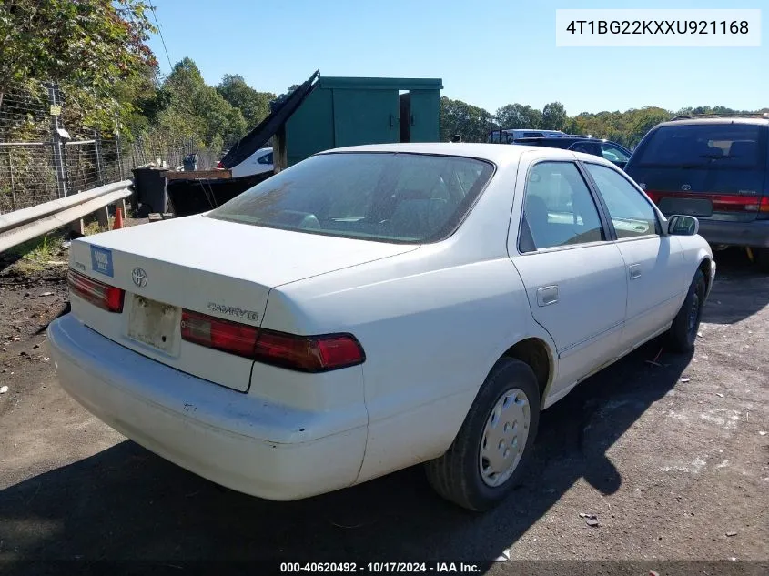 1999 Toyota Camry Ce/Le/Xle VIN: 4T1BG22KXXU921168 Lot: 40620492