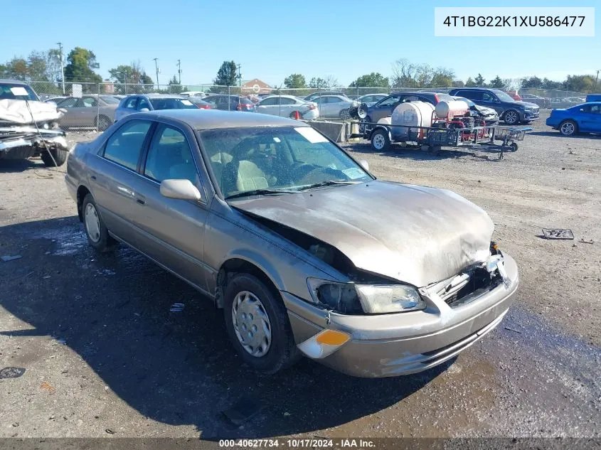 1999 Toyota Camry Ce VIN: 4T1BG22K1XU586477 Lot: 40627734