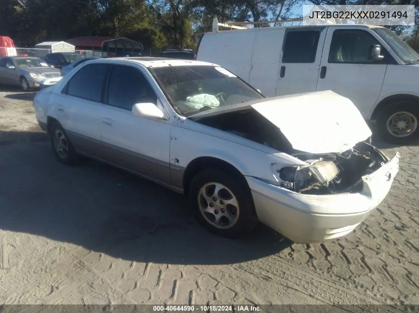 1999 Toyota Camry Le VIN: JT2BG22KXX0291494 Lot: 40644590