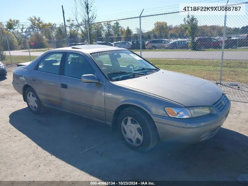 1999 Toyota Camry Le V6 VIN: 4T1BF22K9XU088787 Lot: 40663134