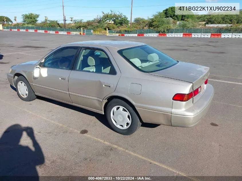 1999 Toyota Camry Ce VIN: 4T1BG22K1XU902234 Lot: 40672033