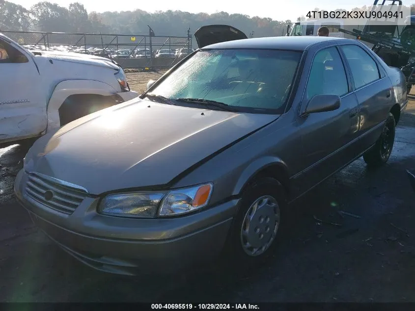 1999 Toyota Camry Le VIN: 4T1BG22K3XU904941 Lot: 40695519