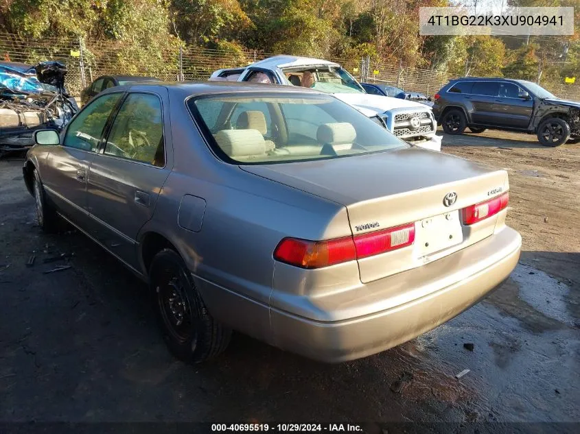 1999 Toyota Camry Le VIN: 4T1BG22K3XU904941 Lot: 40695519