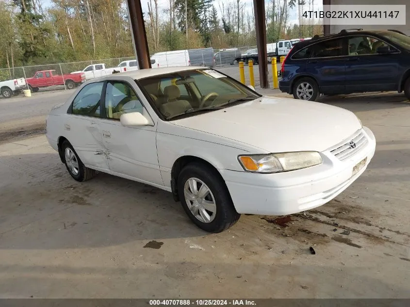 1999 Toyota Camry Ce VIN: 4T1BG22K1XU441147 Lot: 40707888