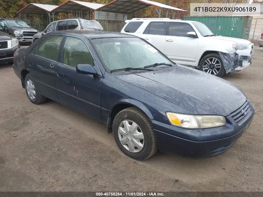 1999 Toyota Camry Ce VIN: 4T1BG22K9XU906189 Lot: 40758284