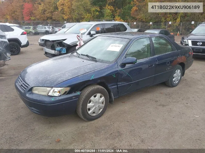 1999 Toyota Camry Ce VIN: 4T1BG22K9XU906189 Lot: 40758284