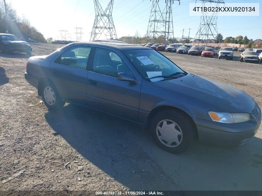 1999 Toyota Camry Ce VIN: 4T1BG22KXXU920134 Lot: 40788738