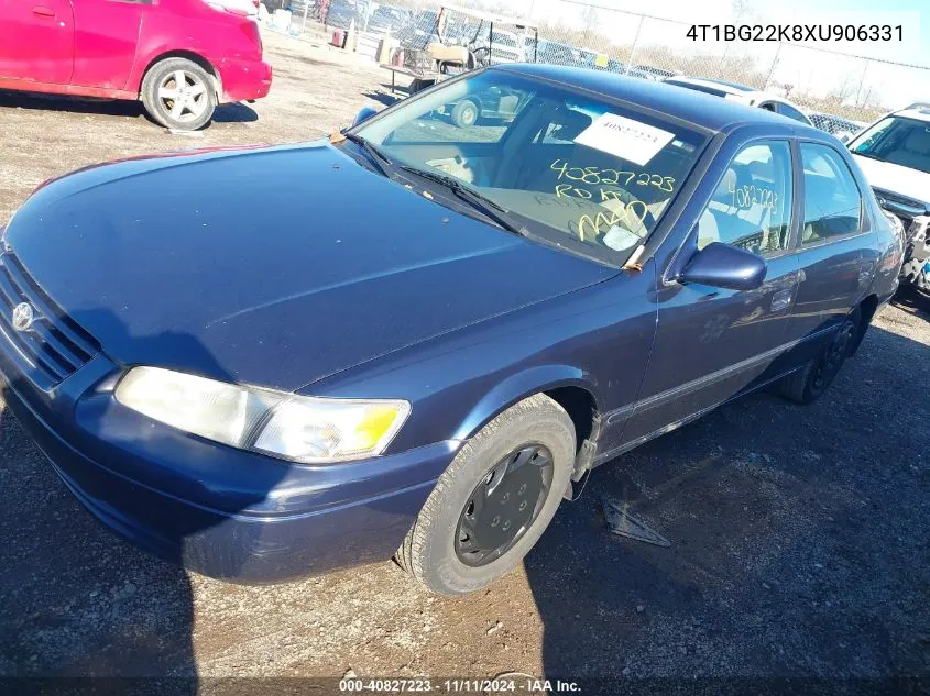 1999 Toyota Camry Le VIN: 4T1BG22K8XU906331 Lot: 40827223