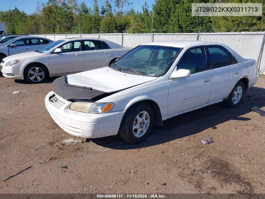 1999 Toyota Camry Le VIN: JT2BG22KXX0311713 Lot: 40846131