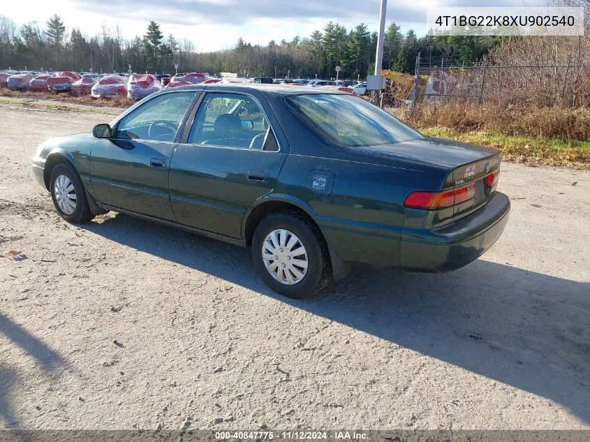 4T1BG22K8XU902540 1999 Toyota Camry Le