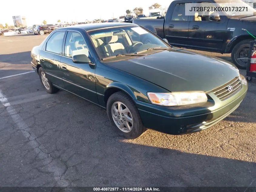 1999 Toyota Camry Le/Xle VIN: JT2BF28K0X0173271 Lot: 40872977