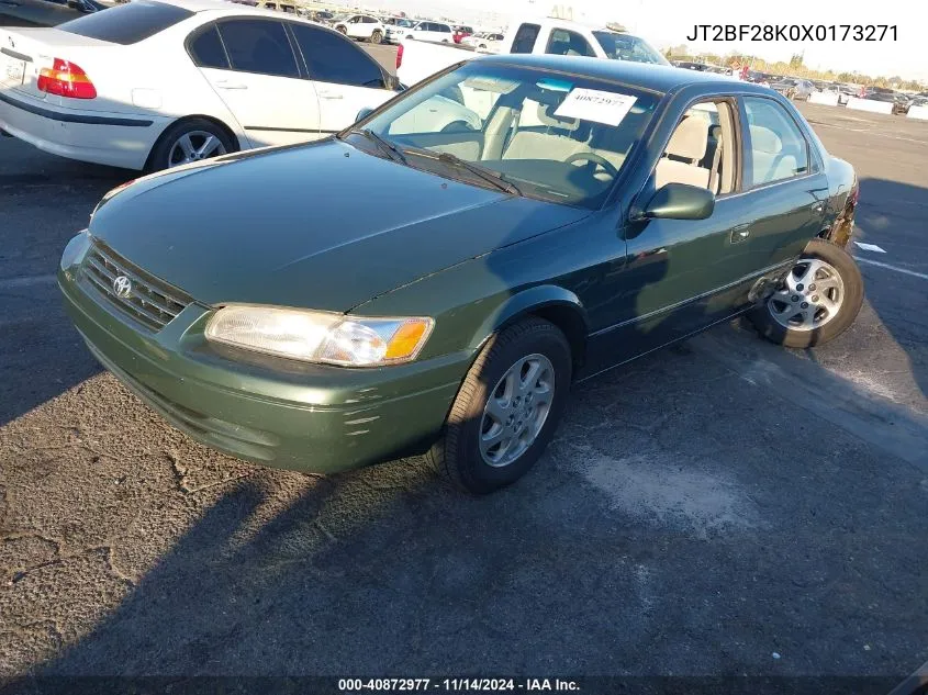 1999 Toyota Camry Le/Xle VIN: JT2BF28K0X0173271 Lot: 40872977