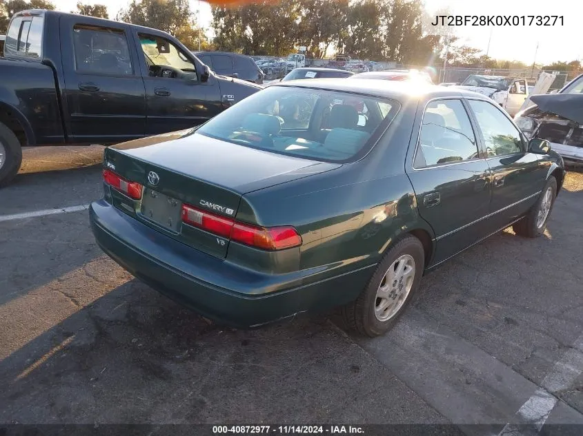 1999 Toyota Camry Le/Xle VIN: JT2BF28K0X0173271 Lot: 40872977