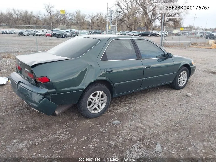 1999 Toyota Camry Xle V6 VIN: JT2BF28K0X0176767 Lot: 40874380