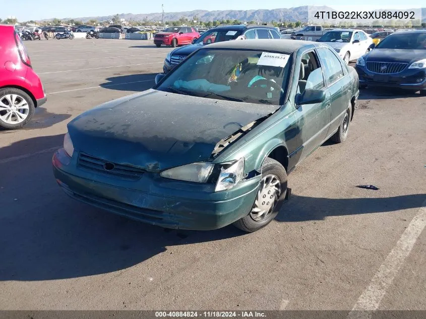 1999 Toyota Camry Ce VIN: 4T1BG22K3XU884092 Lot: 40884824